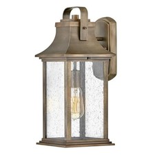 1 Light Medium Outdoor Wall Lantern-Burnished Bronze Finish - Outdoor - Wall