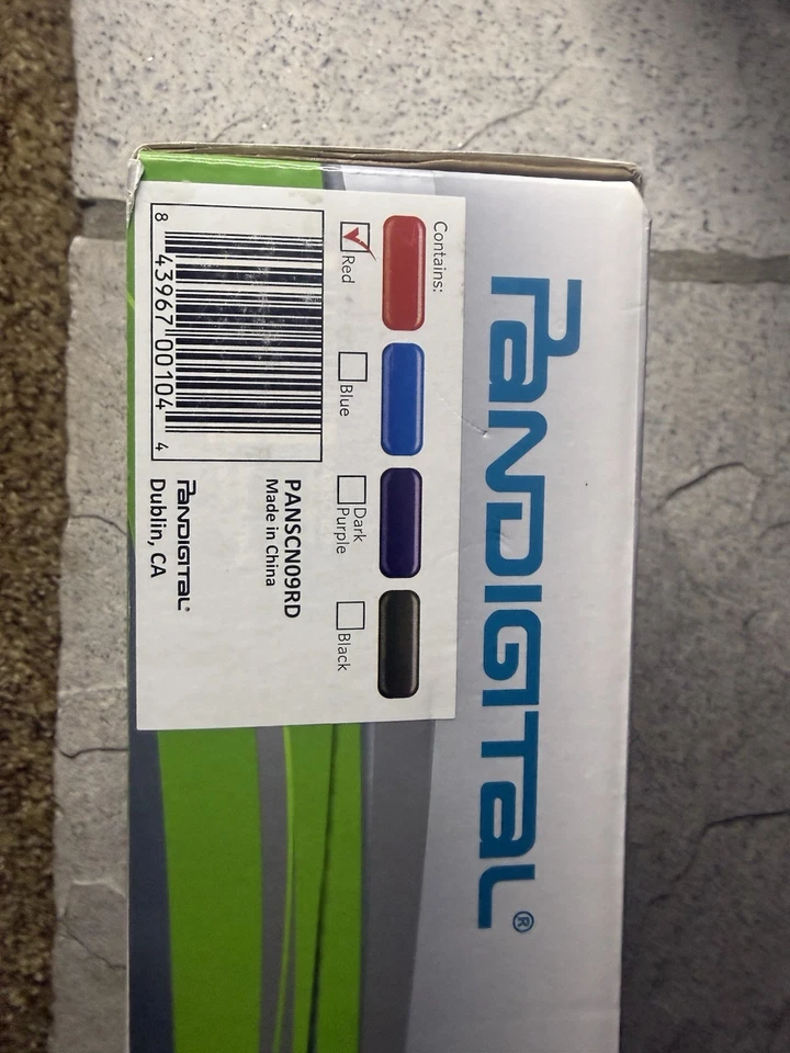 Pandigital Handheld Wand Scanner With Feeder Dock Red -OPEN BOX - Image 3 of 4