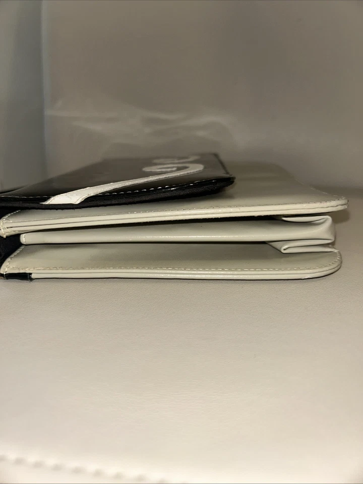 Cartera de Noche De Colección Bolsos de Mano Annette St Louis MO Negro Brillante Patente Foto 4 de 4