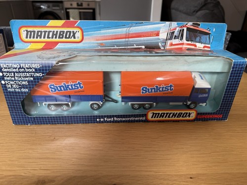 MATCHBOX LESNEY Super Kings LKW + Anhänger K21 Ford H 1979 | Acheter