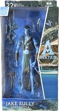 Avatar The Way of Water Jake Sully Reef Battle 7" Action Figure McFarlane Toys