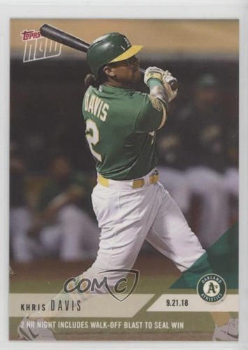 2018 Topps Now 758 Khris Davis