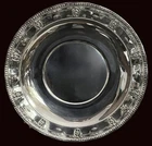 Rose Point by Wallace Sterling Silver  17.5" Ruffle Edge Buffet Tray 1037 Grams