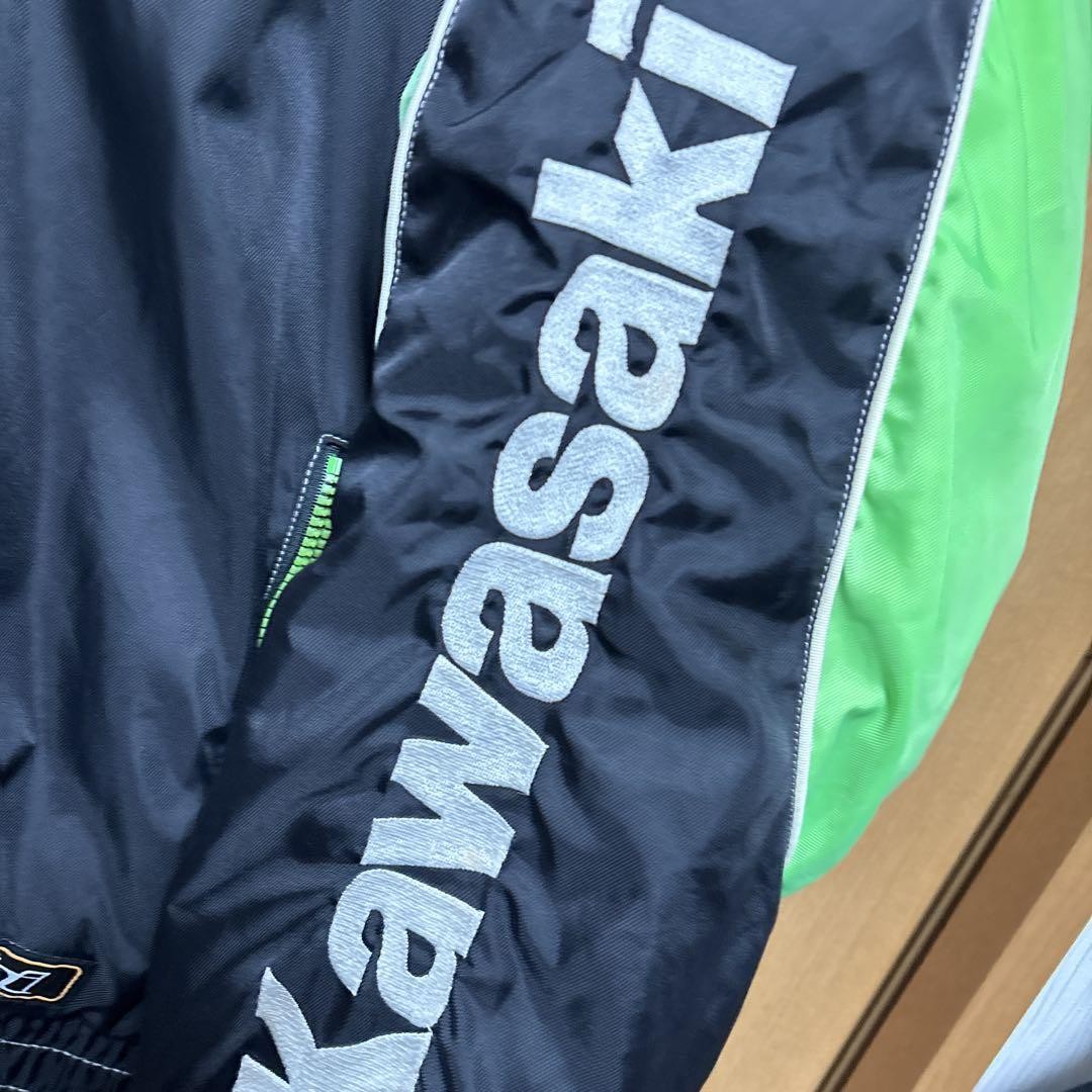 Kawasaki Racing Jacket Padded Nylon Jacket RS Taichi Size L