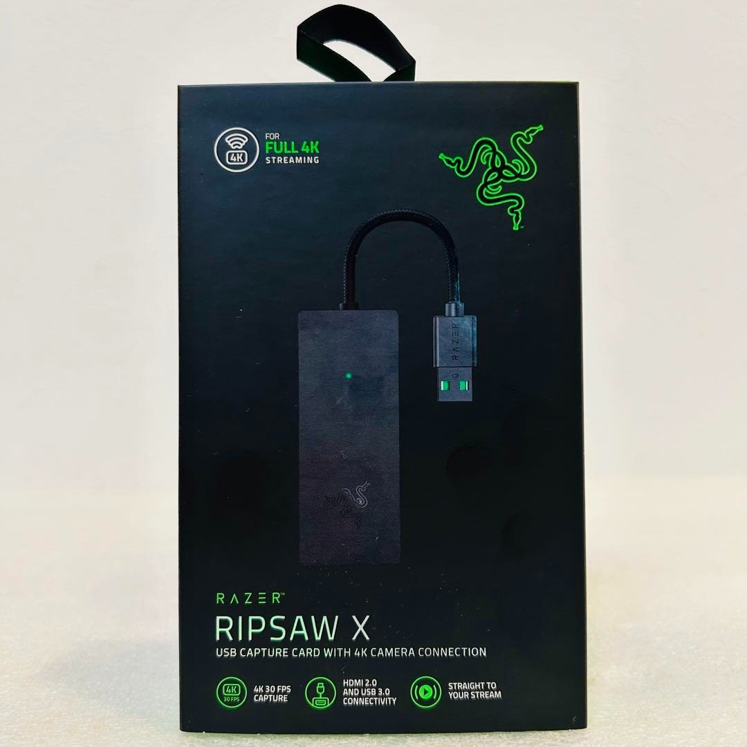 Razer Ripsaw X USB Capture Card / Dongle - 4K 30 - USB 3.0 - HDMI