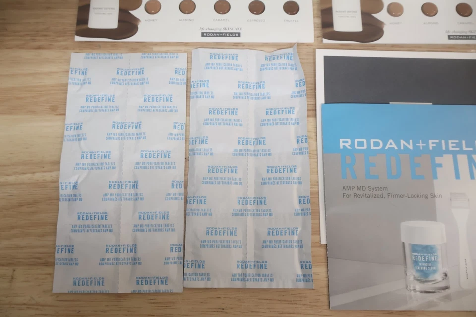 Rodan + Fields 重新定义 AMP MD 系统抗衰老滚轮罐片和贴纸 — 第 3/4 张图片