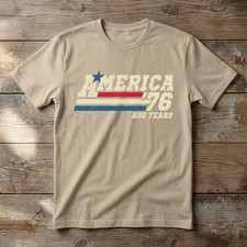 America 250th Anniversary T-Shirt Retro USA 1...