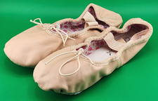 Capezio Womens Daisy Ballet 205 Shoes in Ballet Pink Leather Size 5N Adult/Youth