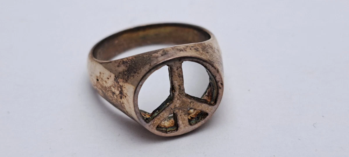 peace sign ring products for sale | eBay