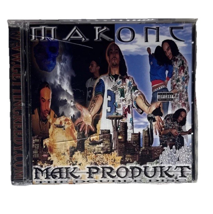 Mak One- Mak Produkt 2 CDs RARE Seattle Rap FTS Syko Greedy BD Self Tightld 206