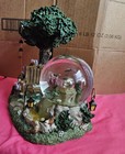 Pfaltzgraff Portfolio Naturewood Musical Snow Globe Figurine Garden Scene — photo 3