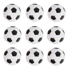 Pack of 9 Foosball Balls Mini Soccer Balls - Small Soccer Ball Replacements for