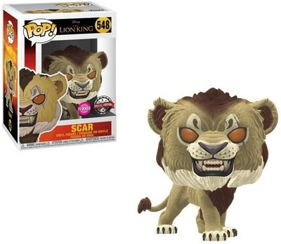 Disney Der König der Löwen: Scar (Flocked) Funko POP! Vinyl