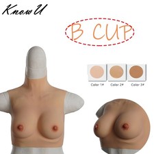 KnowU B Cup Silicone Breastplate Crossplay Bodysuit For Crossplay Transvestite