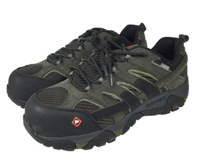 Merrell Work  Men's Pewter Moab Vertex Vent Composite Toe Size 9.5 US NIB