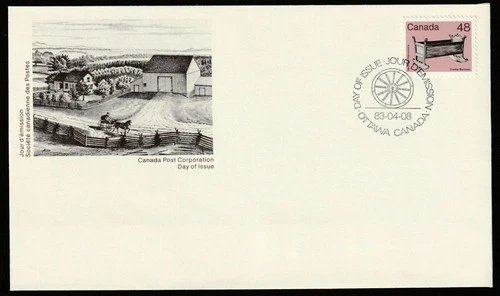 CANADA 1983 HERITAGE ARTIFACTS DEFINITIVES #929 FIRST DAY COVER !! M234