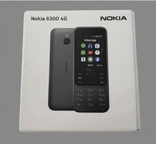 Nuevo Nokia 6300 4G en caja negro desbloqueado doble SIM