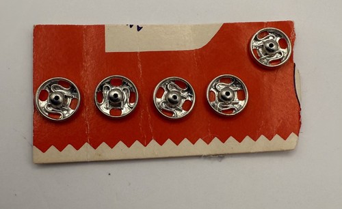Vintage Fasteners Snap, Hook, And Large Eyelets For Sewing Crafting Lot - Picture 8 of 8