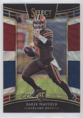 2018 Panini Select Concourse Tri-Color Prizm /199 Baker Mayfield Rookie RC 0ls