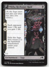 MTG Okiba Reckoner Raid C Kamigawa: Neon Dynasty 117 LP