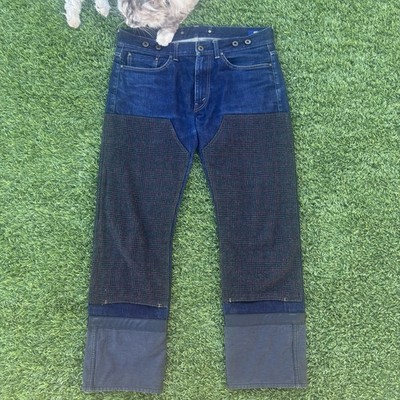 Blue Junya Watanabe Comme des Garçons MAN Patchwork Men's Denim