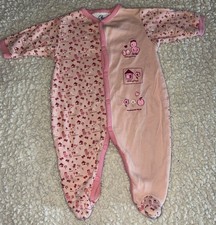 Vintage Baby Girl Sleeper Size 3 Month