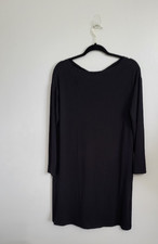 Eileen Fisher Little Black Dress Size XS Simple Classic All Occasion Dress c144