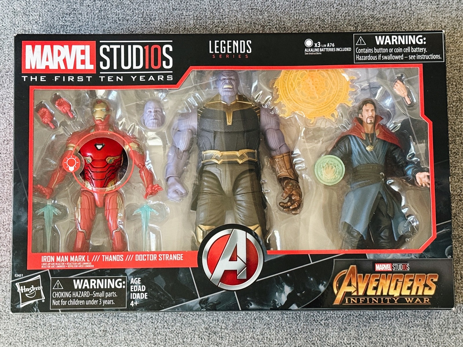 BNIB Marvel Legends Avengers: Infinity War 3-Pack Iron Man, 