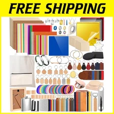 Laser Material Explore Set: 306pcs Engraving Supplies