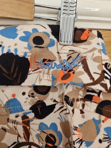 Weird Fish Mid Length multi coloured floral design cotton skirt in size 16 - Picture 3 of 7