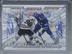 2024 Upper Deck Credentials Frozen Fight Connor Bedard Auston Matthews #BM Auto