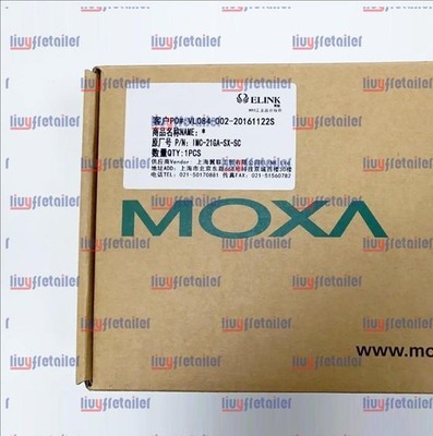 1PC NEW MOXA IMC-21GA-SX-SC Gigabit Multimode Transceiver SC Interface