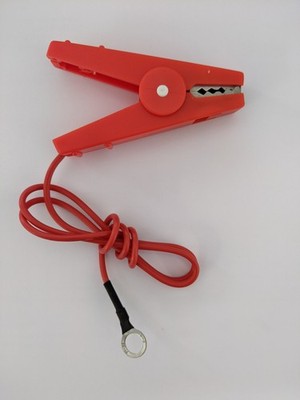 Elektrozaunenergetisator zum Zaun Live Krokodilklemme Verbinder Zaun rot