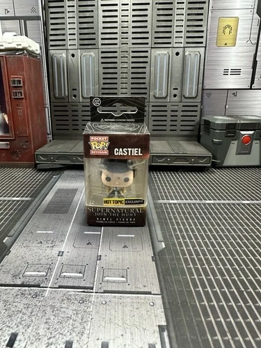 Castiel Funko Pop Vinyl Figure Keychain Supernatural Hot Topic Exclusive New