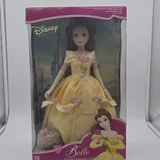 2002 DISNEY PRINCESS BELLE BRASS KEY KEEPSAKE Porcelain Doll