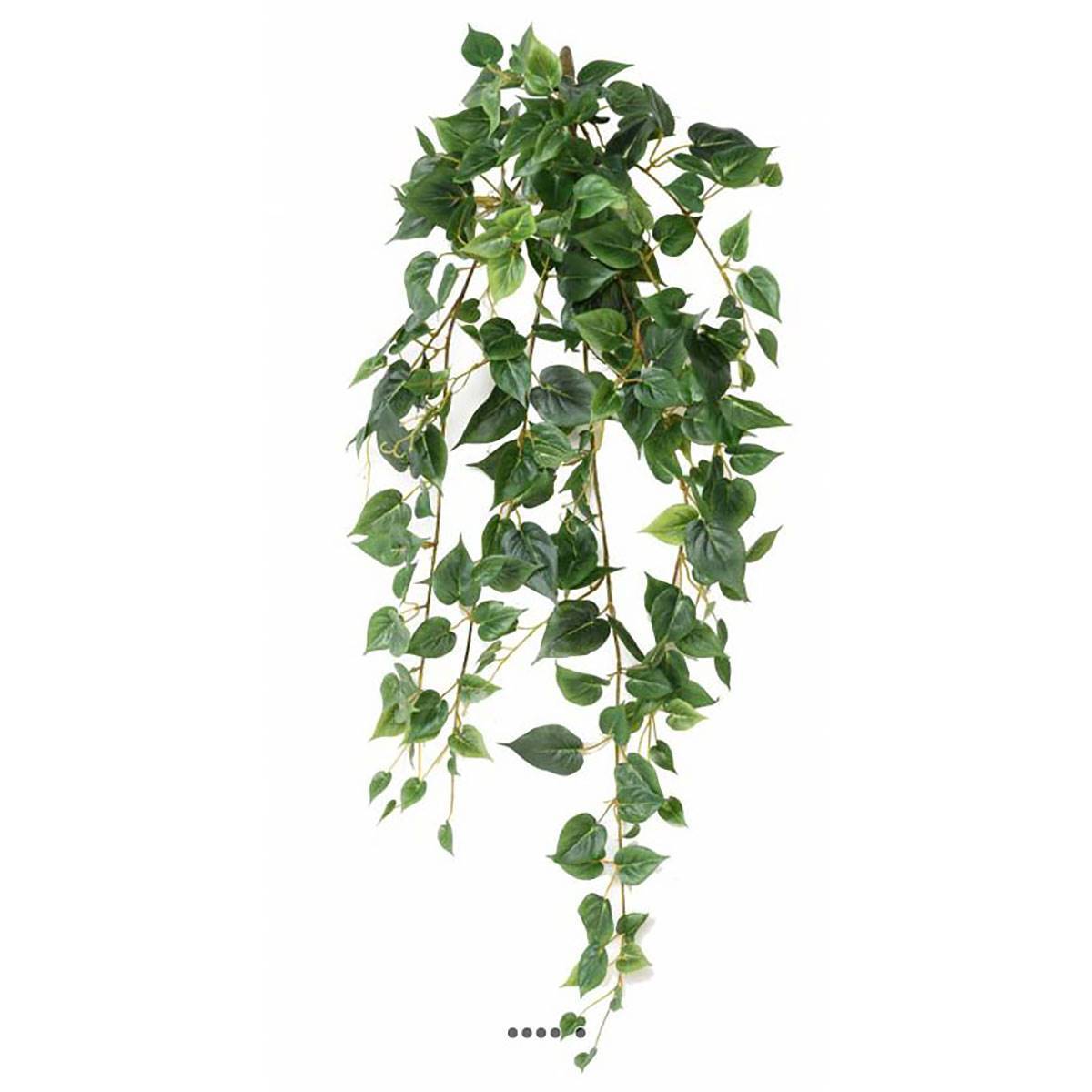 Chute de philodendron artificiel 80 cm pour etagere et salon