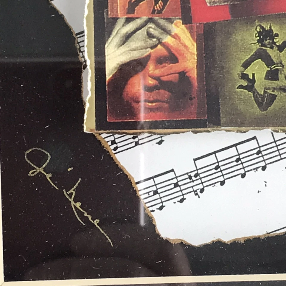 Rent The Musical Broadway Show Shadow Box Artwork Signed Je Heve 11 x 9" - Image 2 of 4