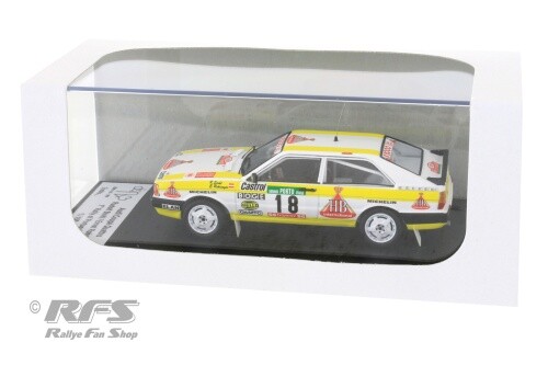 Audi Coupe Quattro Rallye Rally Portugalia 1987 Rudi Stohl 1:43 Trofeu - Zdjęcie 3 z 3