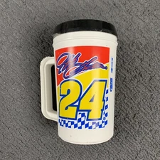 Vintage #24 Jeff Gordon Plastic Insulated Mug/Cup 2000 Nascar No Straw