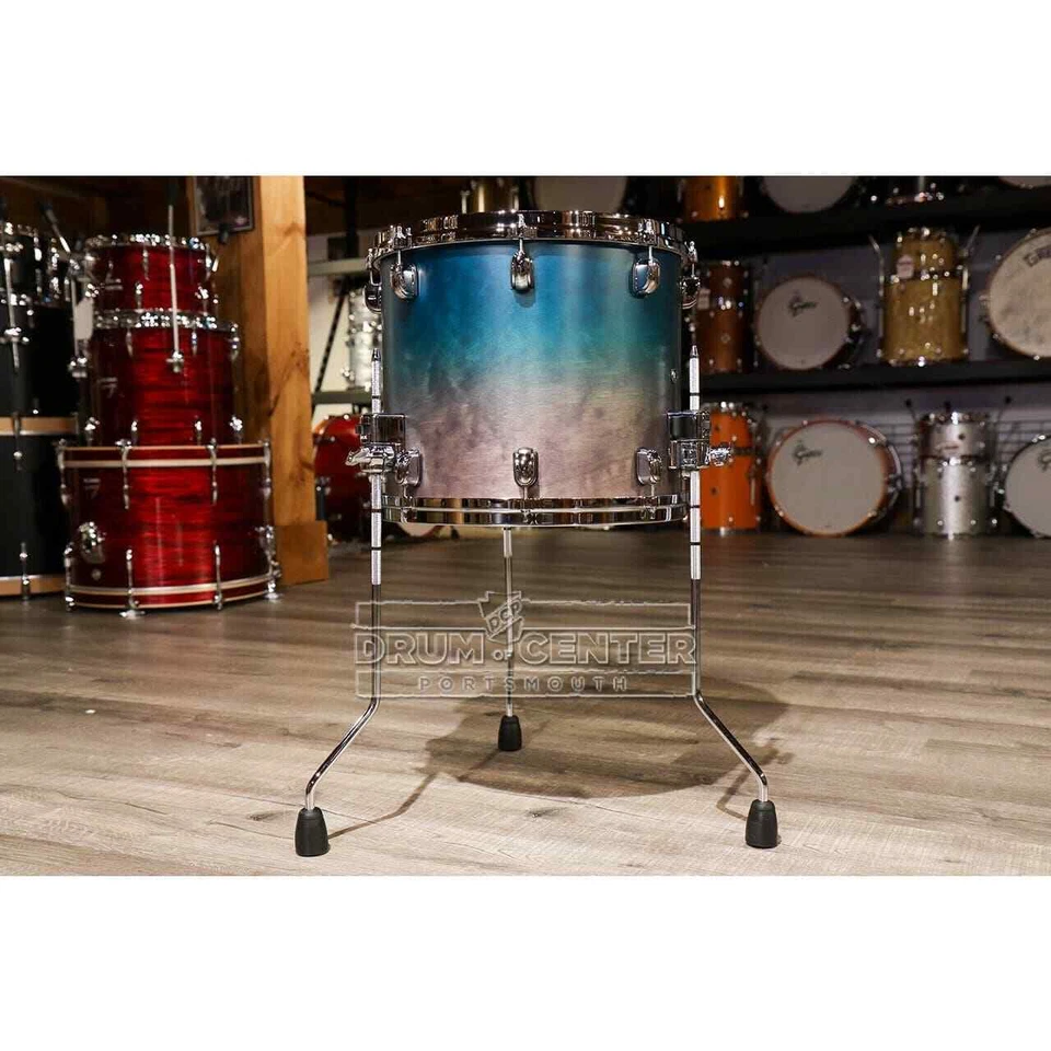 Tom de piso de nogal/abedul Tama Starclassic 14x12 zafiro satinado desvanecido Foto 2 de 2