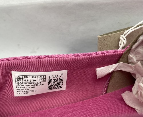 Chaussures baskets femme TOMS Fuchsia Alpargata Mallow à enfiler pointure 8,5 10017837T - Photo 5/17
