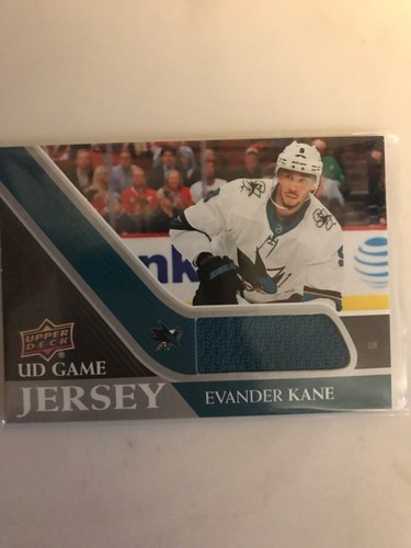2020-21 Upper Deck Game Jersey #GJ-EK Evander Kane - San Jose Sharks