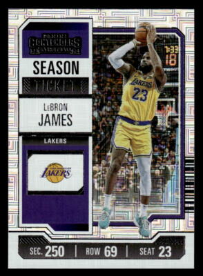 2023-24 Panini Contenders #46 LeBron James Season Ticket Premium
