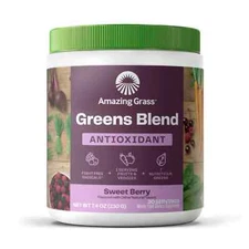 Amazing Grass Greens Blend Antioxidant, Sweet Berry 7.4 oz 30 Servings