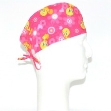 Tweety on Pink theme Scrub Hat