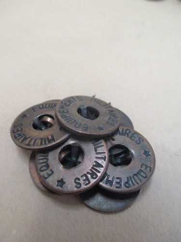 Lote de botones militares, mixtos, europeos e ingleses, lote de 8+, vintage, antiguos - Imagen 7 de 10