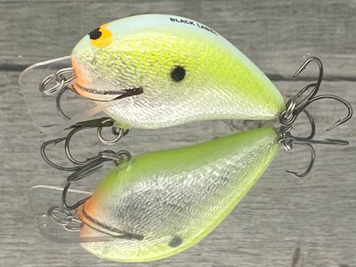Black Label Balsa Ricochet Jr Balsa Squarebill Crankbait Citrus Shad Foil Color