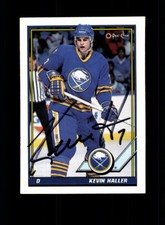 Kevin Haller NHL USA Autogrammkarte Original Signiert + A 240383