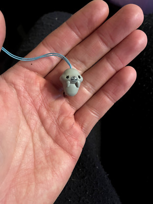 San-X Mamegoma Goma-Goma Gray Mini Figure Phone Charm