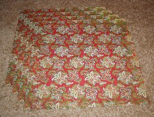 Daisy D's Vintage Christmas Paper 4  Sugarplum Paisley....Candy Apple.